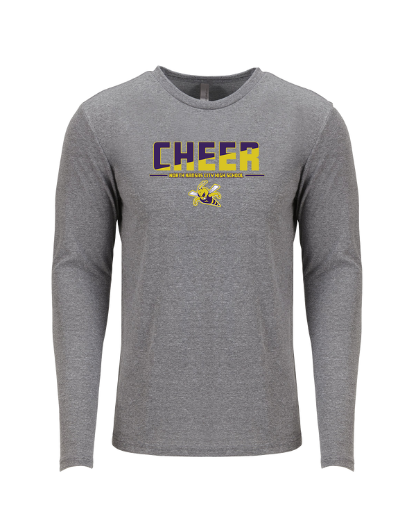 North Kansas City HS Cheer Cut - Tri Blend Long Sleeve