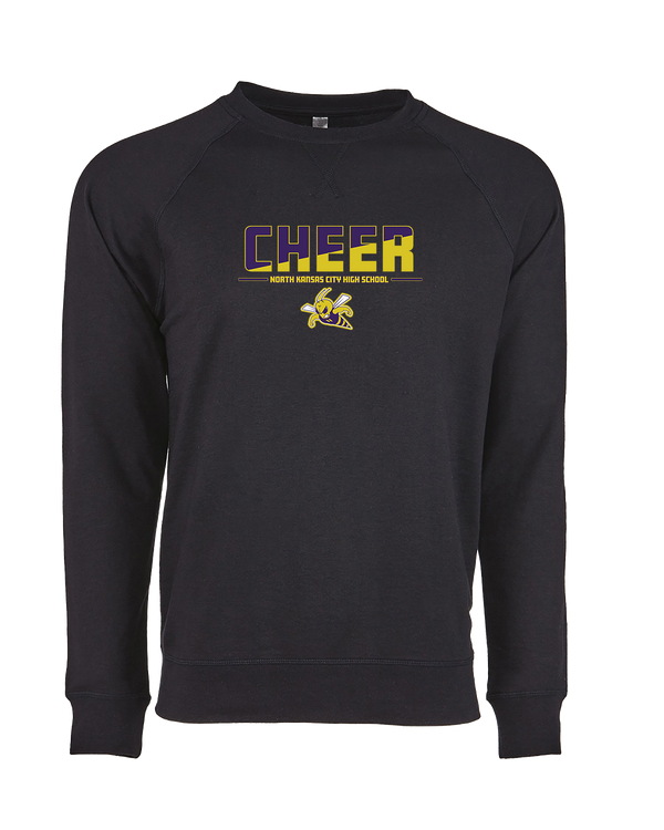 North Kansas City HS Cheer Cut - Crewneck Sweatshirt