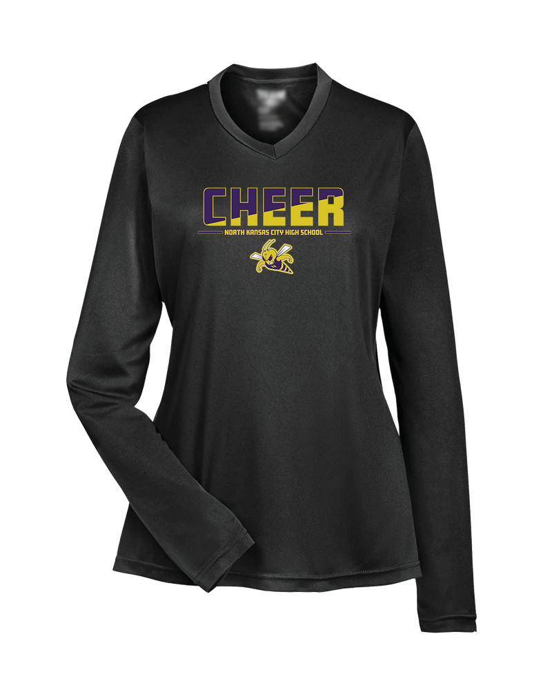 North Kansas City HS Cheer Cut - Womens Performance Long Sleeve