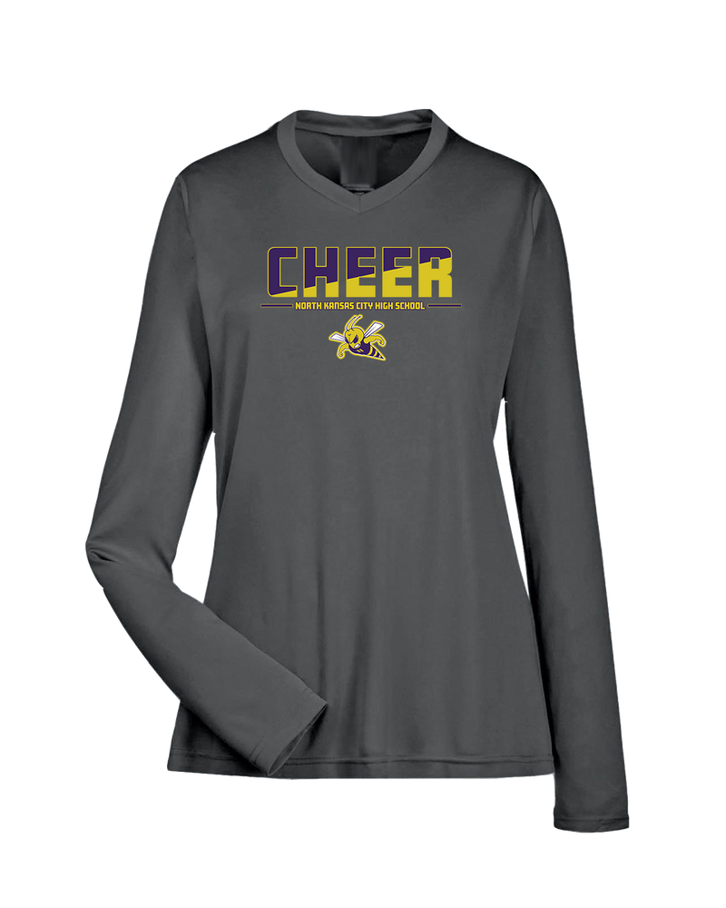 North Kansas City HS Cheer Cut - Womens Performance Long Sleeve