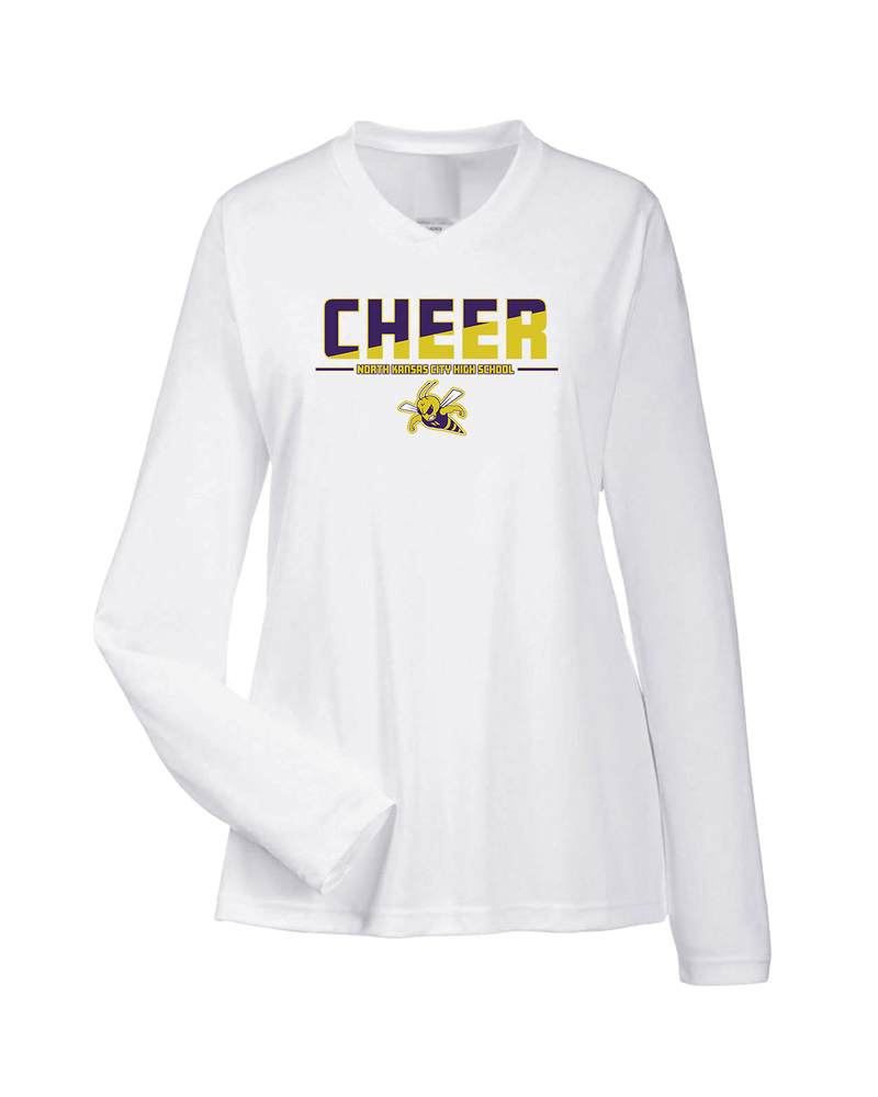 North Kansas City HS Cheer Cut - Womens Performance Long Sleeve