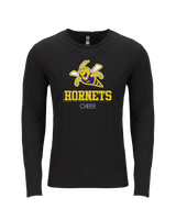 North Kansas City HS Cheer Shadow - Tri Blend Long Sleeve