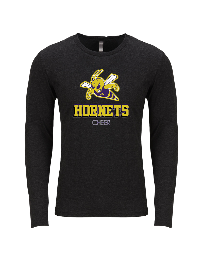 North Kansas City HS Cheer Shadow - Tri Blend Long Sleeve