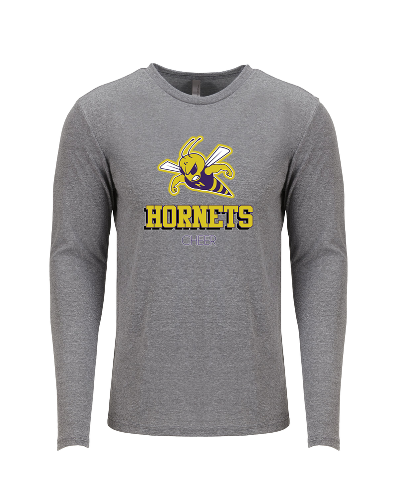 North Kansas City HS Cheer Shadow - Tri Blend Long Sleeve