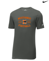Northville HS Football Curve - Mens Nike Cotton Poly Tee