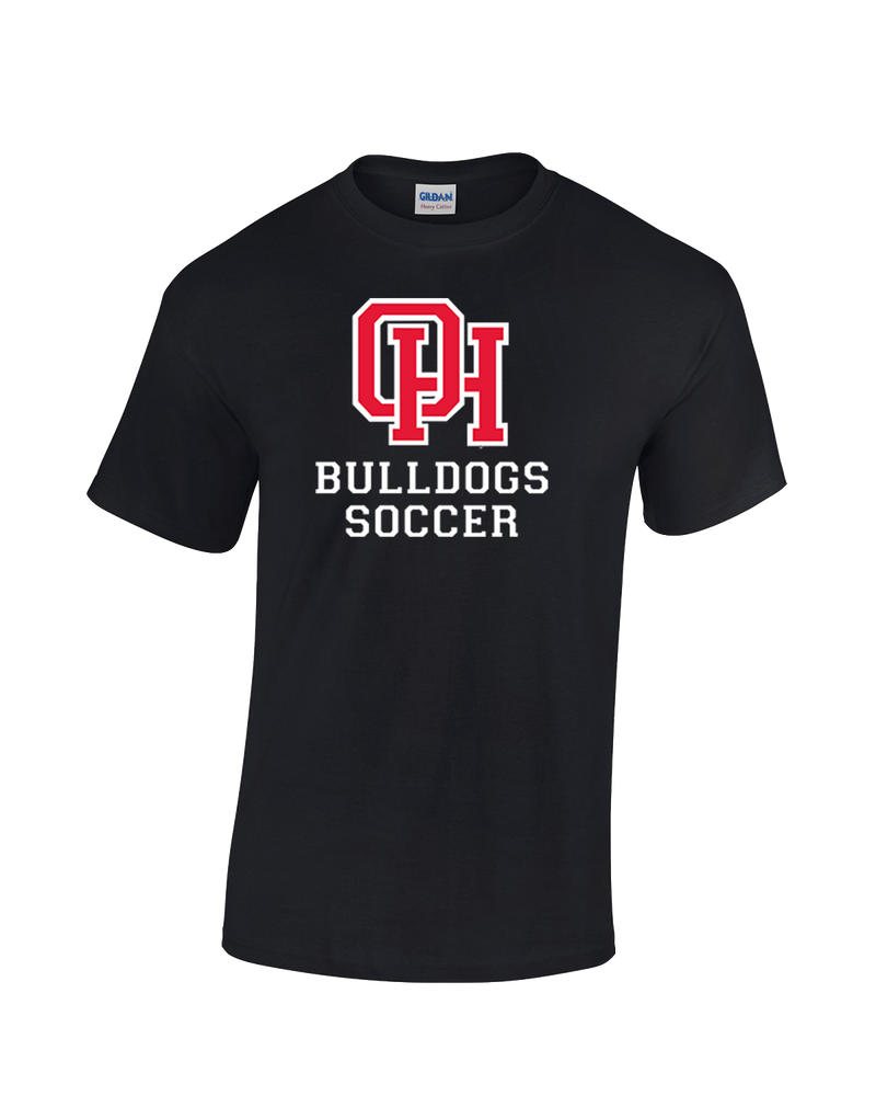 Oak Hills HS Soccer Emblem - Cotton T-Shirt