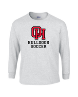 Oak Hills HS Soccer Emblem - Mens Cotton Long Sleeve