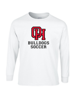 Oak Hills HS Soccer Emblem - Mens Cotton Long Sleeve