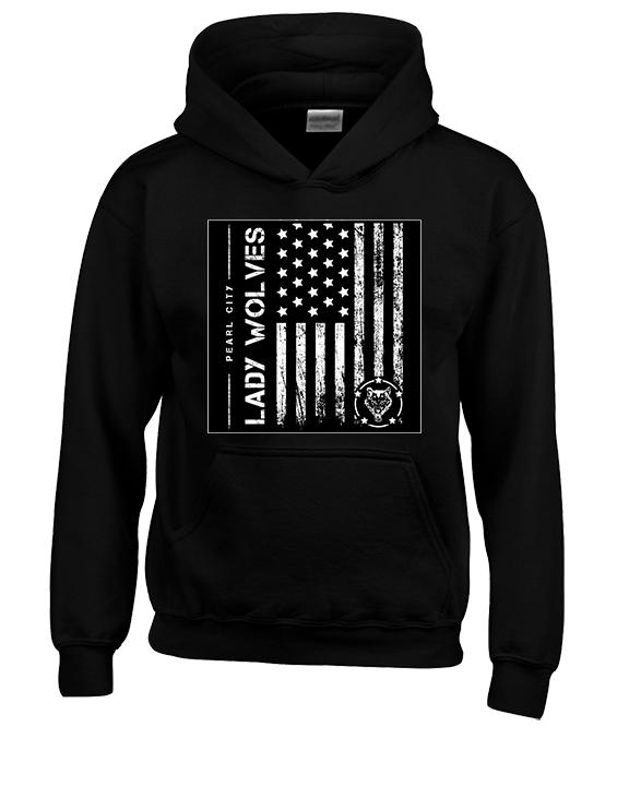 Pearl City HS Girls Volleyball Military Night - Unisex Hoodie