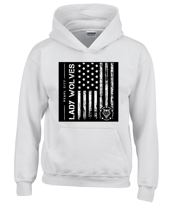 Pearl City HS Girls Volleyball Military Night - Unisex Hoodie