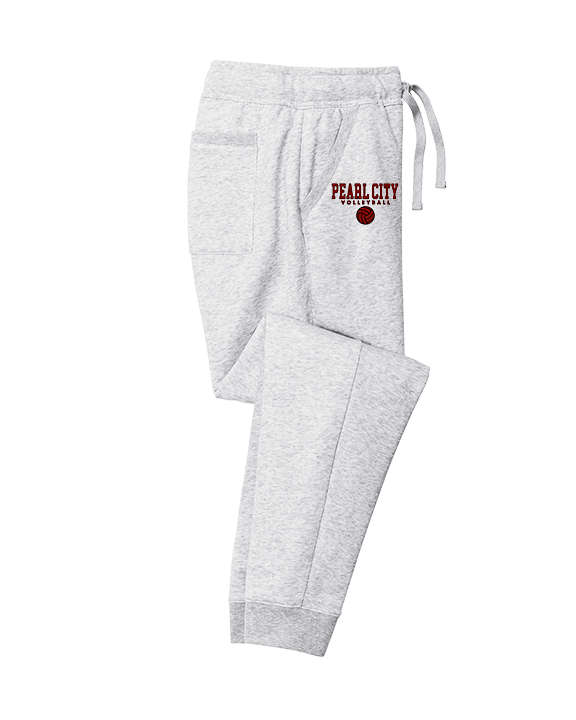 Pearl City HS Volleyball Block - Cotton Joggers