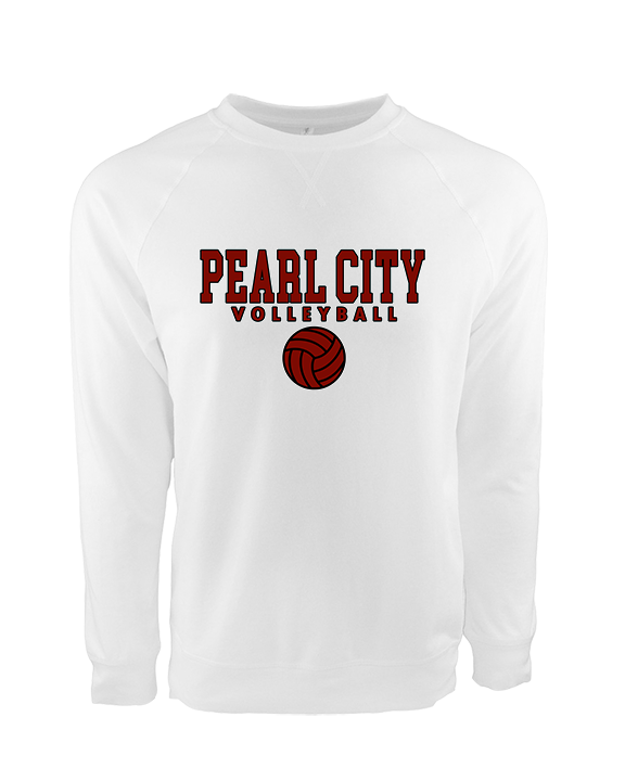 Pearl City HS Volleyball Block - Crewneck Sweatshirt