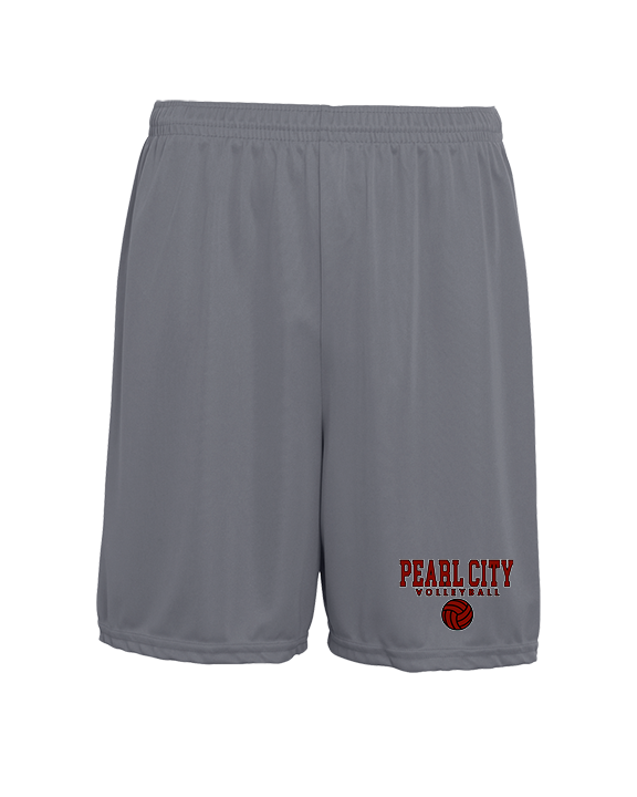 Pearl City HS Volleyball Block - Mens 7inch Training Shorts