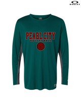 Pearl City HS Volleyball Block - Mens Oakley Longsleeve