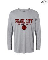 Pearl City HS Volleyball Block - Mens Oakley Longsleeve