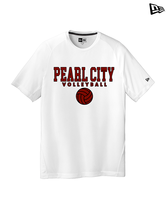 Pearl City HS Volleyball Block - New Era Performance Shirt