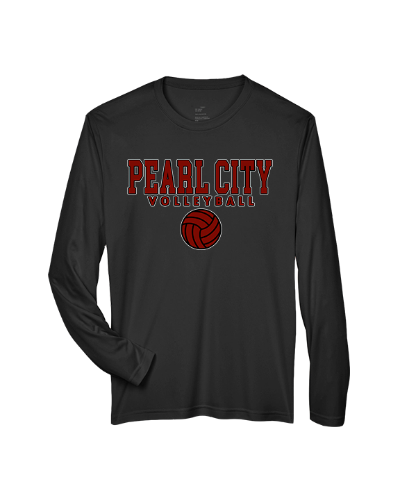 Pearl City HS Volleyball Block - Performance Longsleeve