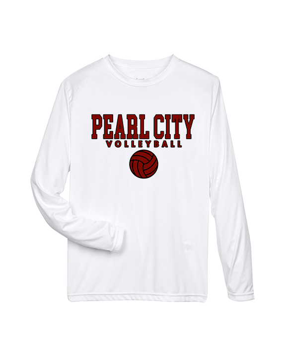 Pearl City HS Volleyball Block - Performance Longsleeve