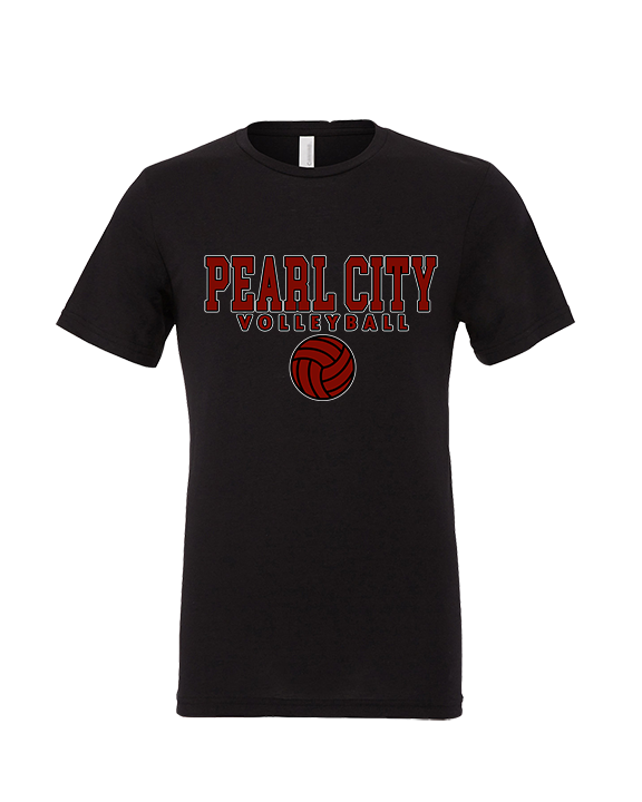 Pearl City HS Volleyball Block - Tri-Blend Shirt