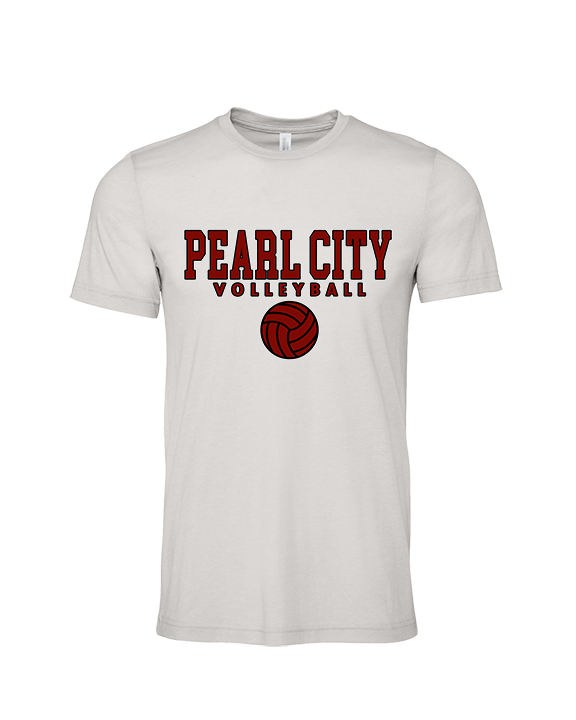 Pearl City HS Volleyball Block - Tri-Blend Shirt