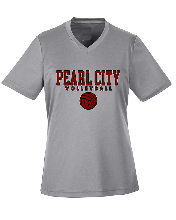 Pearl City HS Volleyball Block - Womens Performance Shirt