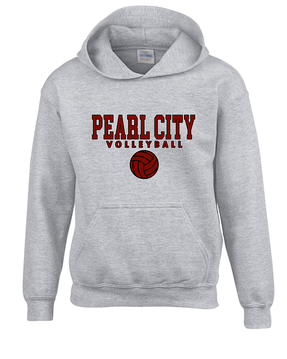 Pearl City HS Volleyball Block - Youth Hoodie