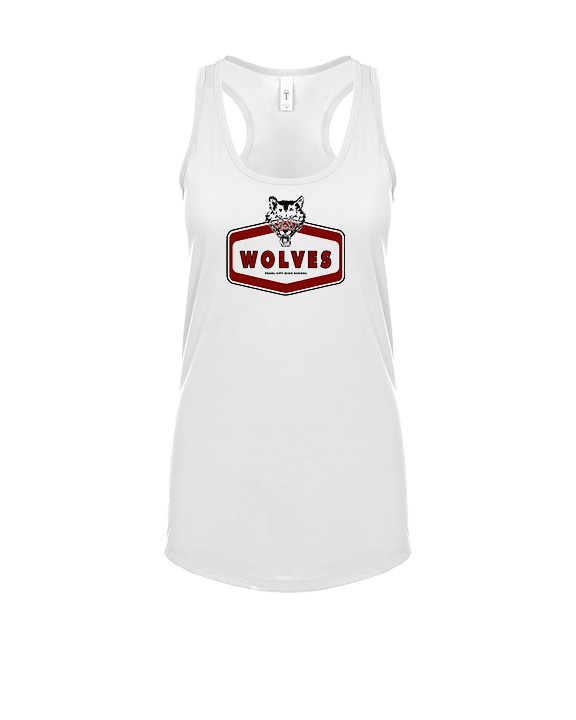 Pearl City HS Volleyball Board - Womens Tank Top