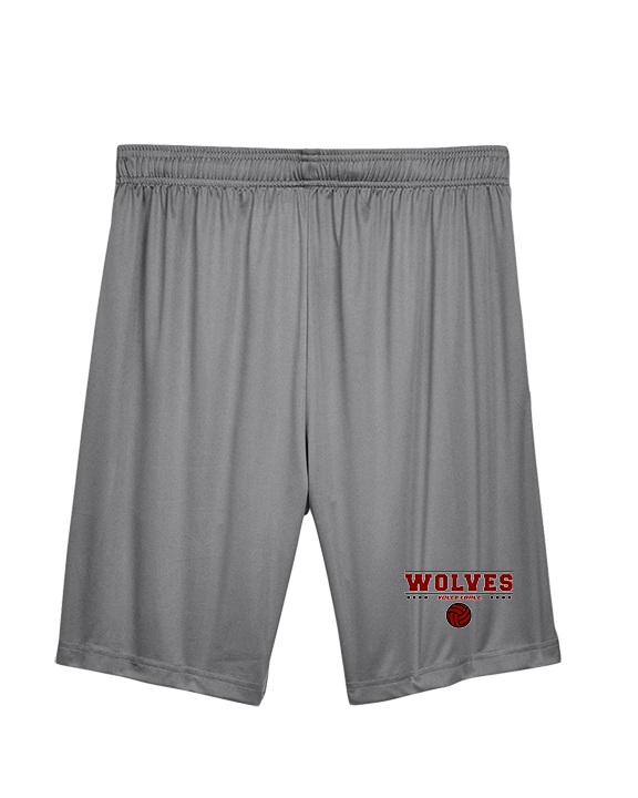 Pearl City HS Volleyball Border - Mens Training Shorts with Pockets