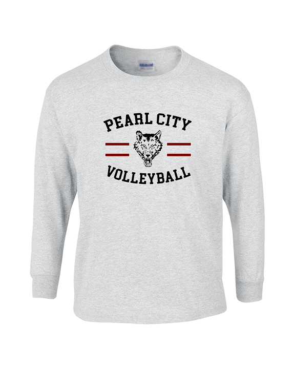 Pearl City HS Volleyball Curve - Cotton Longsleeve