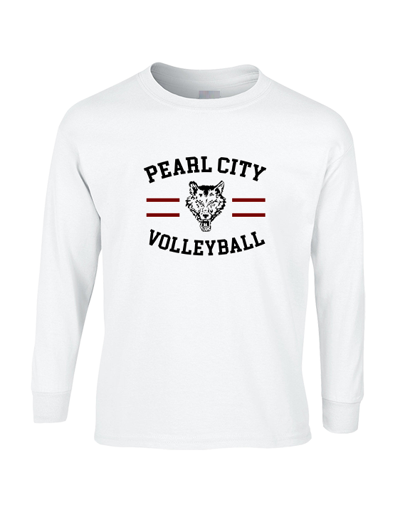 Pearl City HS Volleyball Curve - Cotton Longsleeve