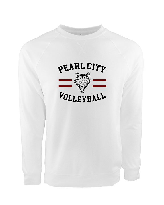 Pearl City HS Volleyball Curve - Crewneck Sweatshirt