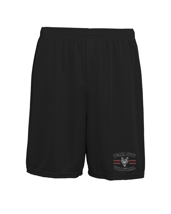 Pearl City HS Volleyball Curve - Mens 7inch Training Shorts