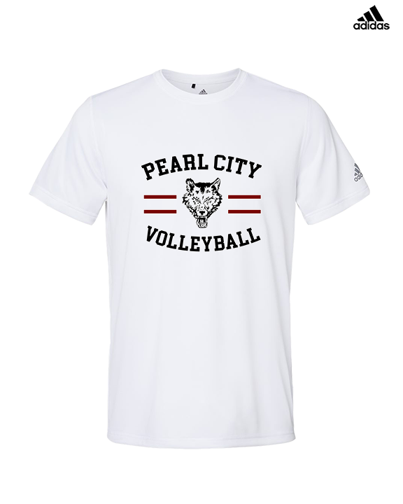 Pearl City HS Volleyball Curve - Mens Adidas Performance Shirt