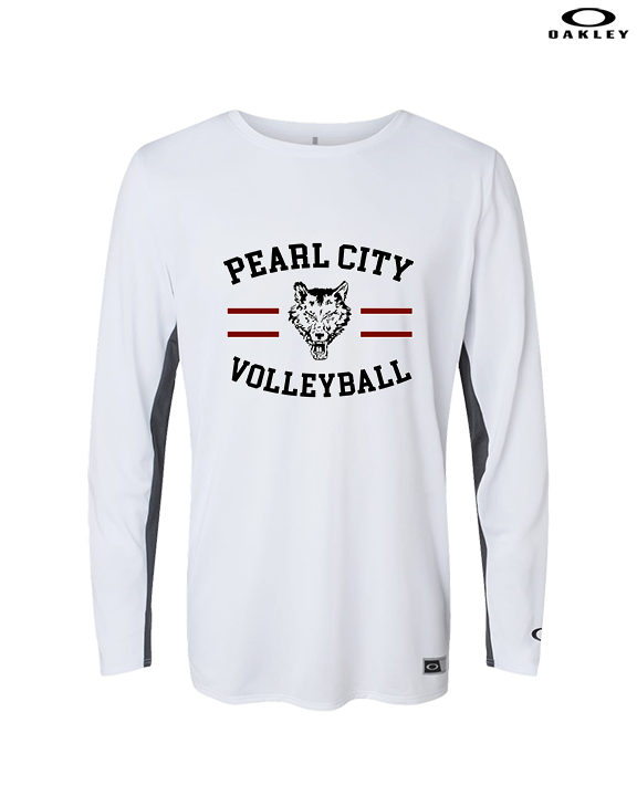 Pearl City HS Volleyball Curve - Mens Oakley Longsleeve