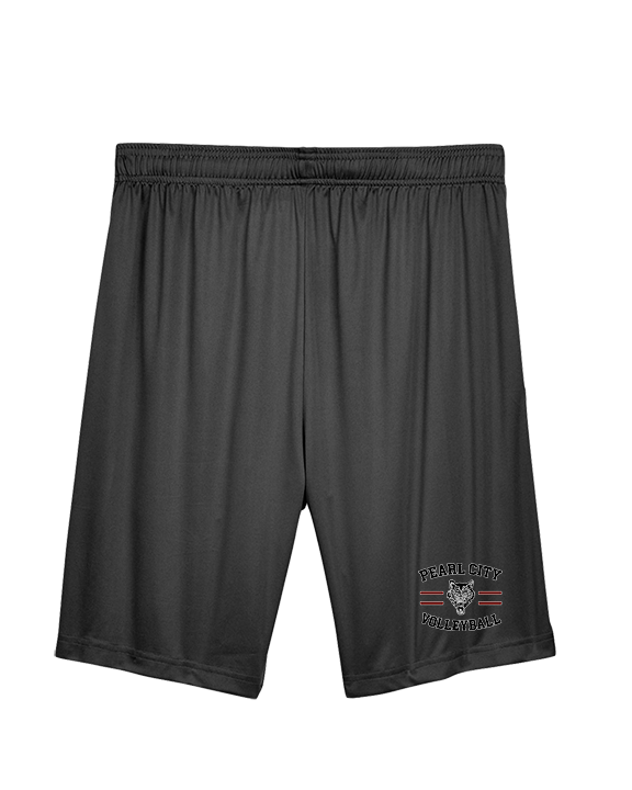 Pearl City HS Volleyball Curve - Mens Training Shorts with Pockets