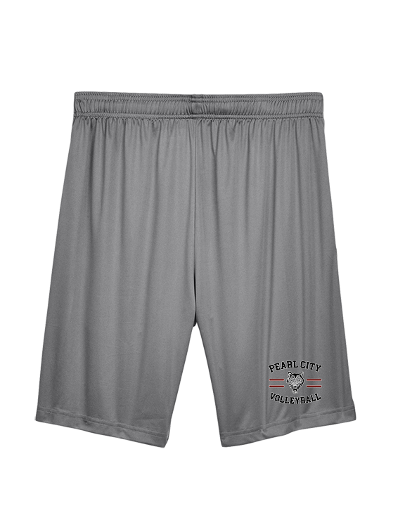 Pearl City HS Volleyball Curve - Mens Training Shorts with Pockets