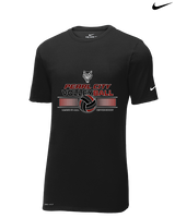 Pearl City HS Volleyball Leave It On The Court - Mens Nike Cotton Poly Tee