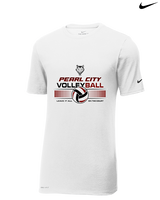 Pearl City HS Volleyball Leave It On The Court - Mens Nike Cotton Poly Tee