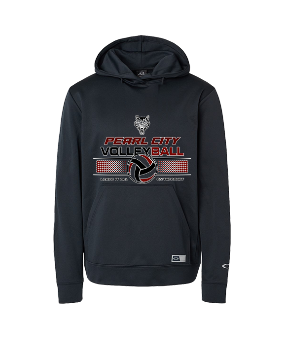 Pearl City HS Volleyball Leave It On The Court - Oakley Performance Hoodie