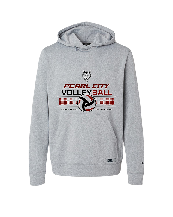 Pearl City HS Volleyball Leave It On The Court - Oakley Performance Hoodie