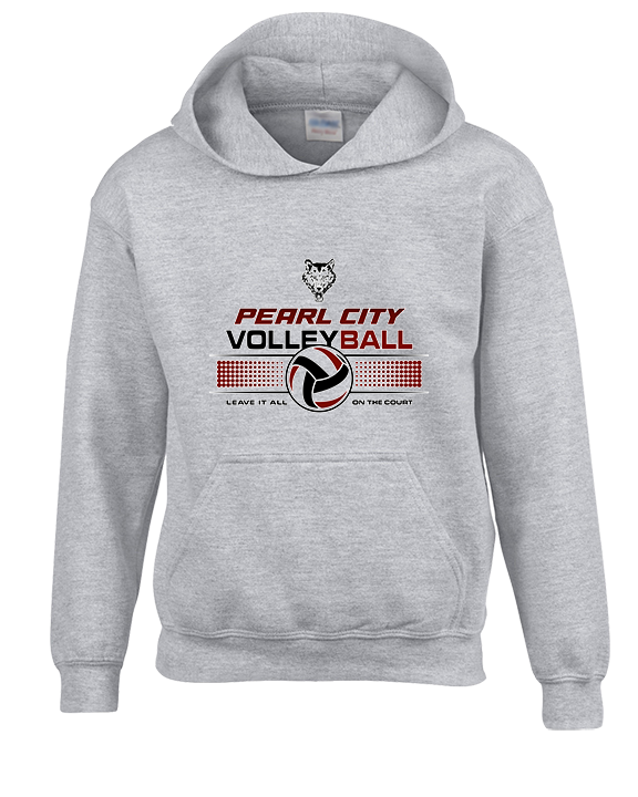 Pearl City HS Volleyball Leave It On The Court - Unisex Hoodie