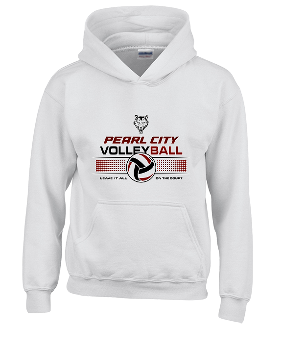 Pearl City HS Volleyball Leave It On The Court - Unisex Hoodie