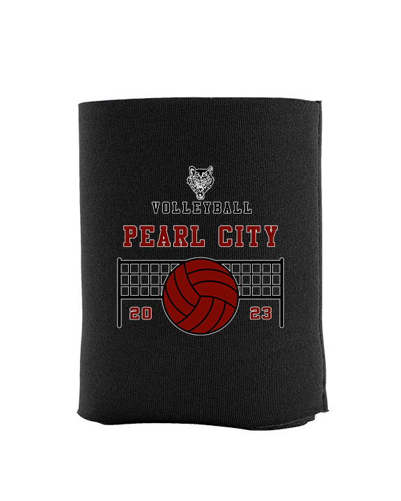 Pearl City HS Volleyball Vball Net - Koozie