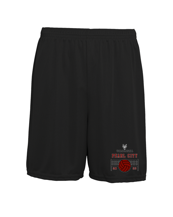 Pearl City HS Volleyball Vball Net - Mens 7inch Training Shorts