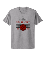 Pearl City HS Volleyball Vball Net - Mens Select Cotton T-Shirt