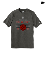 Pearl City HS Volleyball Vball Net - New Era Performance Shirt