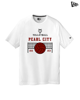 Pearl City HS Volleyball Vball Net - New Era Performance Shirt