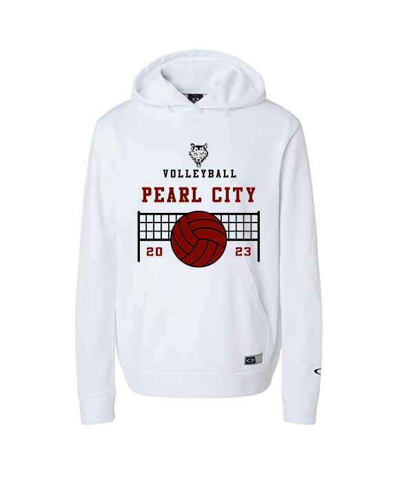 Pearl City HS Volleyball Vball Net - Oakley Performance Hoodie