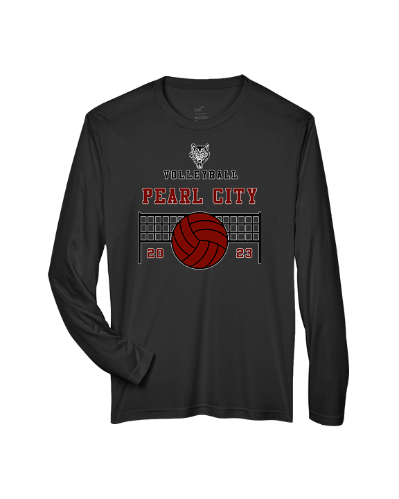 Pearl City HS Volleyball Vball Net - Performance Longsleeve