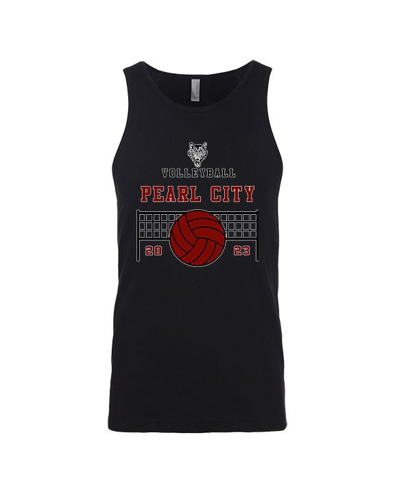 Pearl City HS Volleyball Vball Net - Tank Top